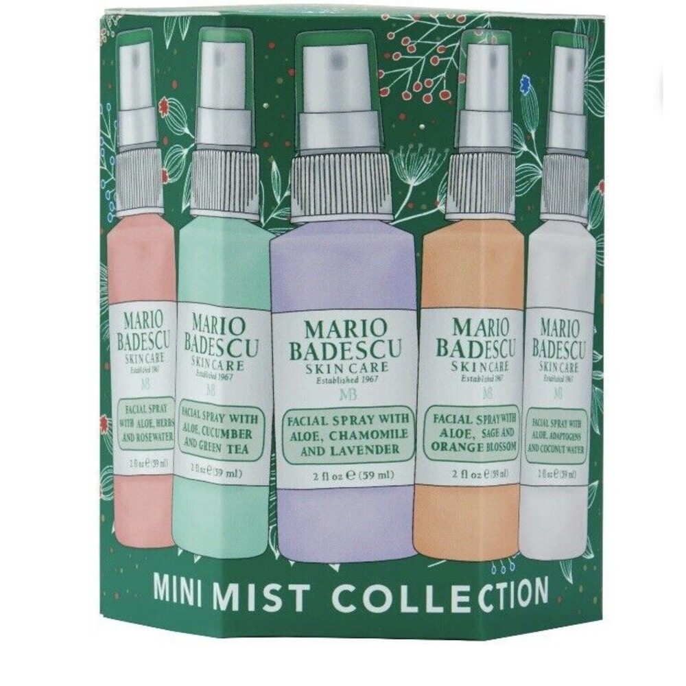 Mario Badescu 5 PC Mini Mist Collection 5x2.0 Fl Oz  NEW